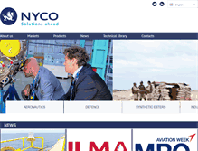 Tablet Screenshot of nyco.fr